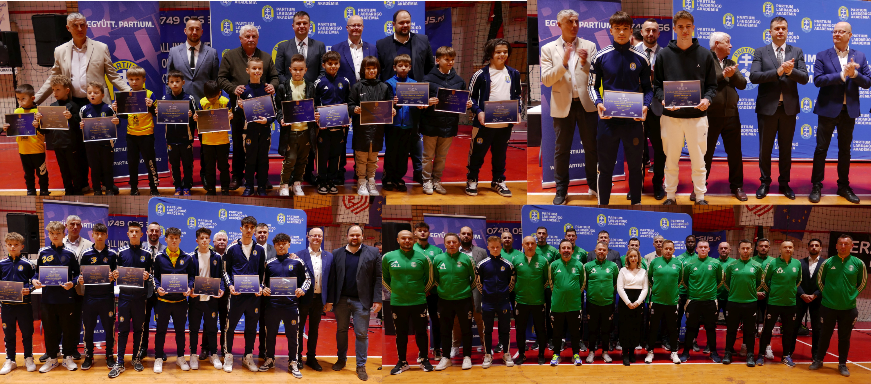 CSM Olimpia și Academia Partium au premiat fotbaliștii din grupele de juniori și copii